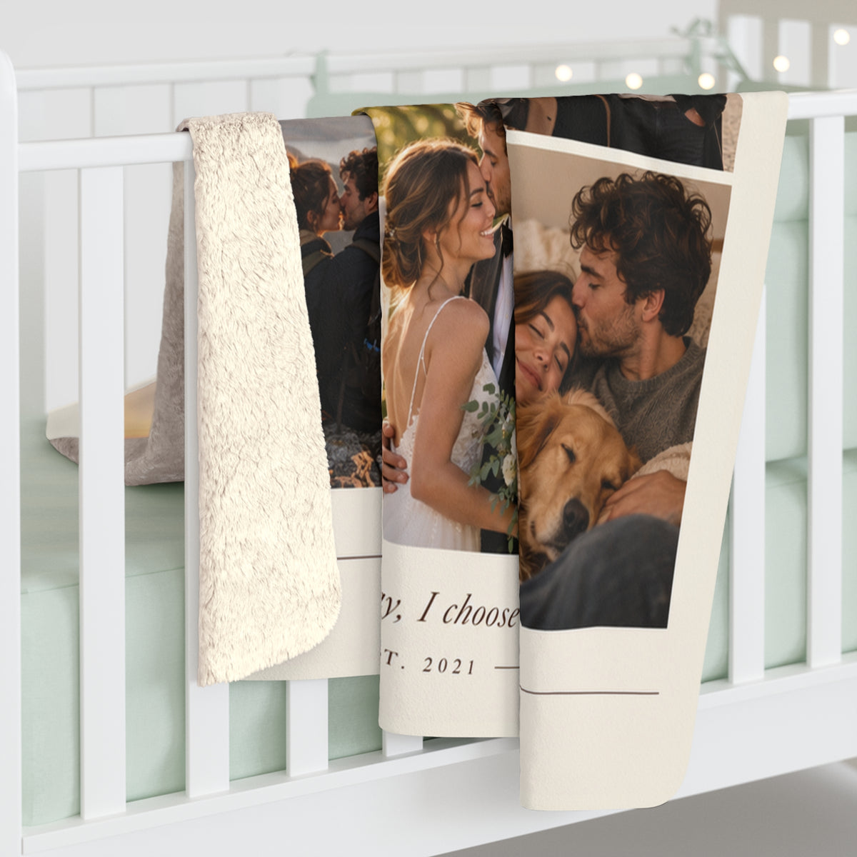 The Keepsake Blanket | Personalized Photo Sherpa