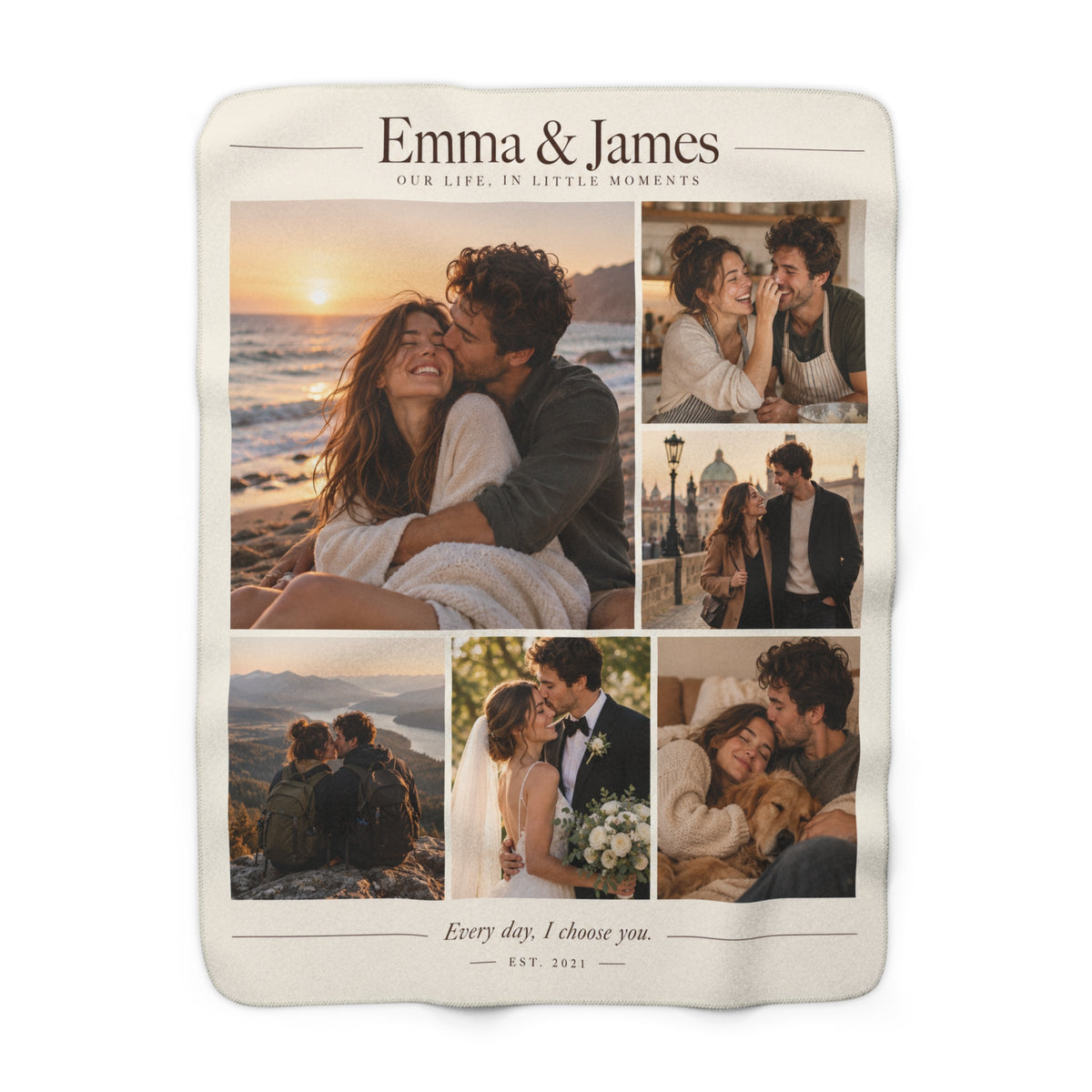 The Keepsake Blanket | Personalized Photo Sherpa